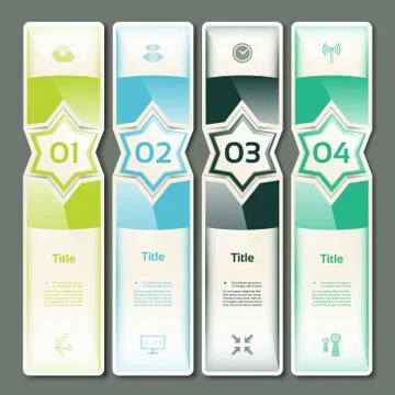 Vector Progress Background / Product Choice or Version. eps 10 Stock Illustration