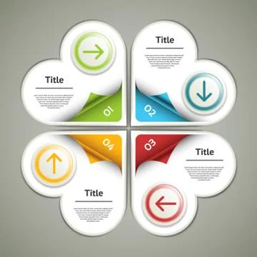 Vector Progress Background / Product Choice or Version. eps 10 Stock Illustration