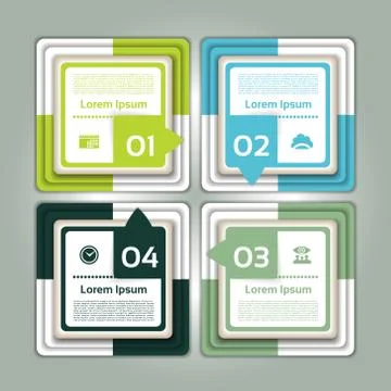 Vector Progress Background / Product Choice or Version. eps 10 Stock Illustration