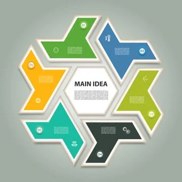 Vector Progress Background / Product Choice or Version. eps 10 Stock Illustration