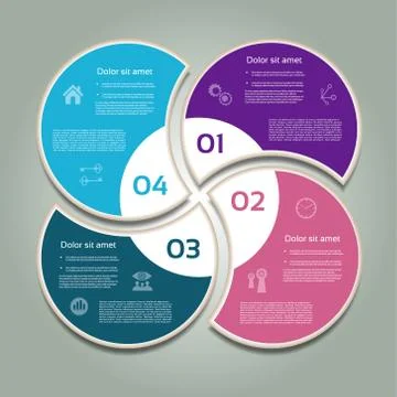 Vector Progress Background / Product Choice or Version. eps 10 Stock Illustration