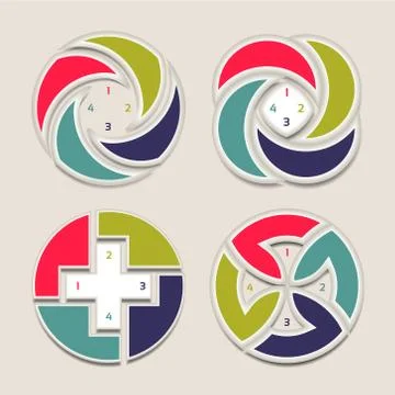 Vector Progress Background / Product Choice or Version. eps 10 Stock Illustration