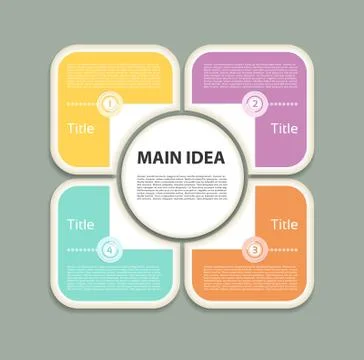 Vector Progress Background / Product Choice or Version Stock Illustration