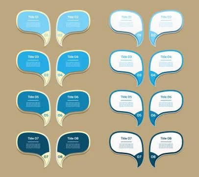 Vector Progress Background / Product Choice or Version. eps 10 Stock Illustration