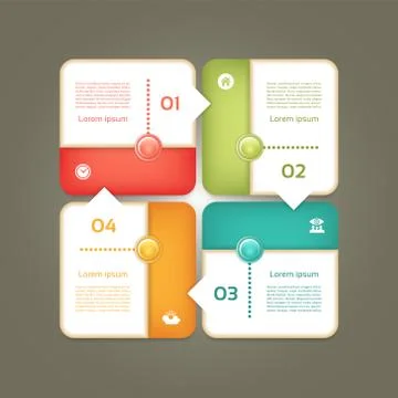 Vector Progress background / product choice or version. Stock Illustration