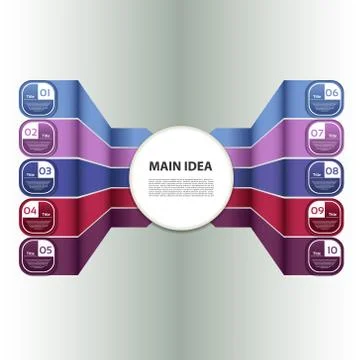 Vector Progress Background / Product Choice or Version Stock Illustration