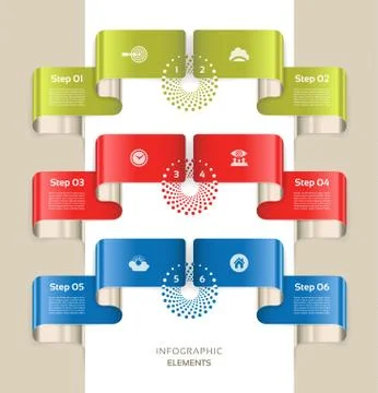 Vector Progress background / product choice or version. Illustrazione stock