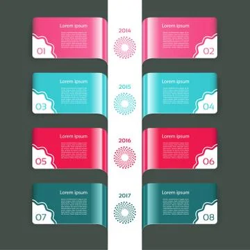 Vector Progress Background / Product Choice or Version. eps 10 Stock Illustration