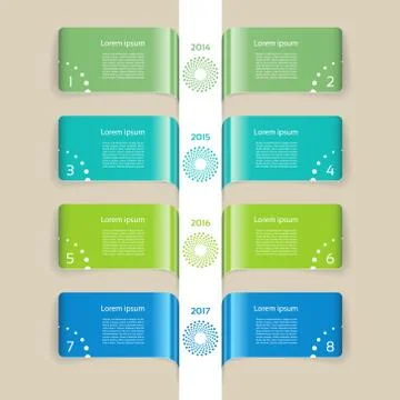 Vector Progress Background / Product Choice or Version. eps 10 Stock Illustration