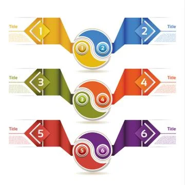 Vector Progress Background / Product Choice or Version Stock Illustration