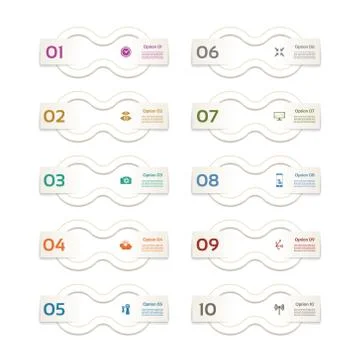 Vector Progress Background / Product Choice or Version. eps 10 스톡 일러스트