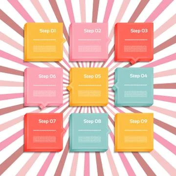 Vector Progress Background / Product choice or Version. eps 10 Stock Illustration