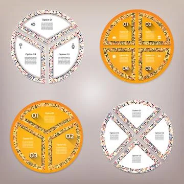 Vector Progress Background / Product Choice or Version. eps 10 Stock Illustration