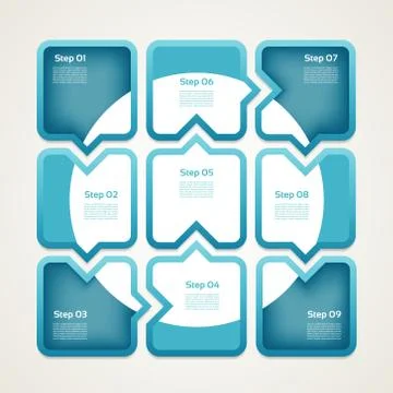 Vector Progress Background / Product choice or Version. Stock Illustration