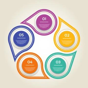 Vector Progress Background / Product choice or Version. eps 10 Illustrazione stock