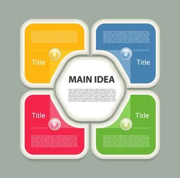 Vector Progress Background / Product Choice or Version. eps 10 Stock Illustration