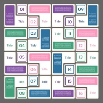 Vector Progress Background / Product Choice or Version. eps 10 Stock Illustration