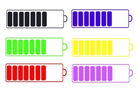 Vector progress loading bar, loading icon Stock Illustration
