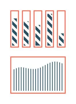 Vector progress loading bar symbol template Illustrazione stock