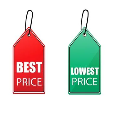 Vector promotinal tag Stock Illustration