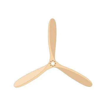 Vector propeller airscrew Stock Illustration
