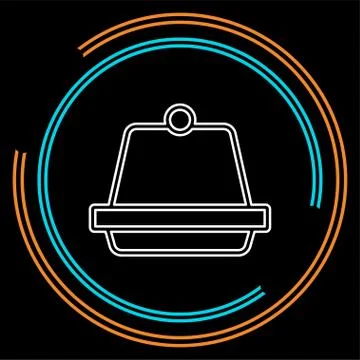 Vector Pudding jelly dessert, sweet chocolate Stock Illustration