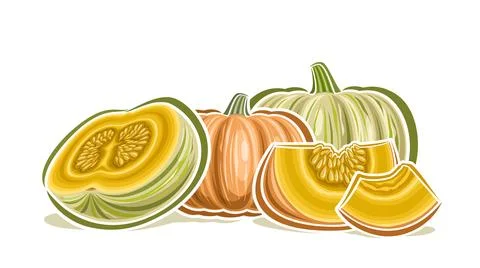 Vector Pumpkin Logo Stock Illustration
