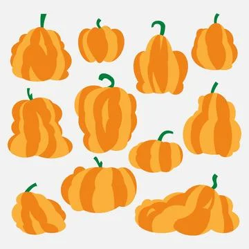 Vector pumpkins Stock Illustration