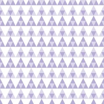 Vector purple geometric triangle seamless pattern background. Illustrazione stock