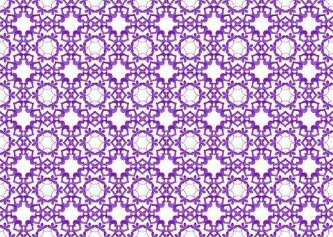 Vector of Purple Linked Hearts Background イラスト素材