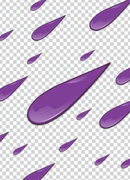 Vector purple splash with transparency background. Illustrazione stock