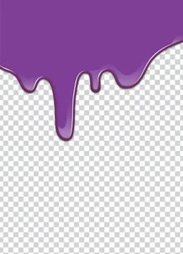 Vector purple splash with transparency background. Ilustración de archivo