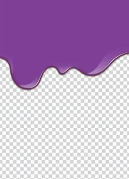Vector purple splash with transparency background. Illustrazione stock