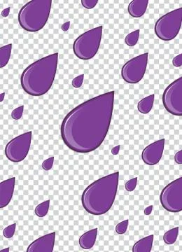 Vector purple splash with transparency background. Stockillustratie