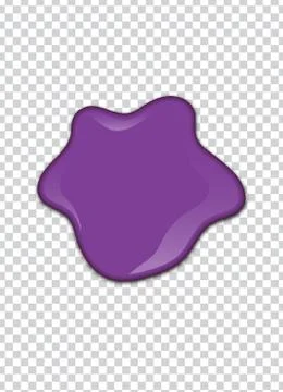 Vector purple splash with transparency background. Illustrazione stock