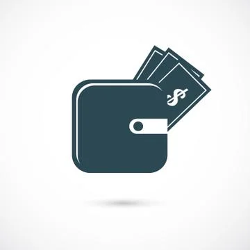 Vector purse icon Stock Illustration