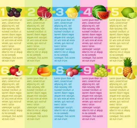 Vector puzzle design layout about superfood Stock Illustration