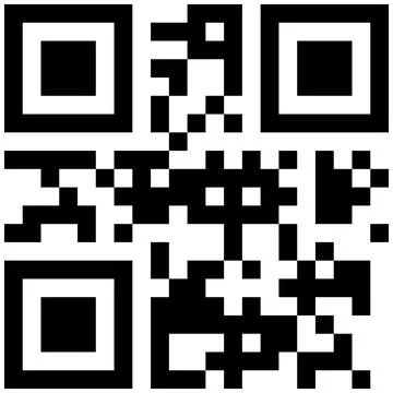 Vector QR code word Hello イラスト素材