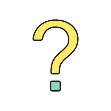Vector question mark icon. Eps10 Stock Illustration