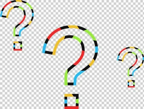 Vector of question mark symbol Foto stock