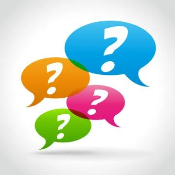 Vector questions concept Stock Illustration