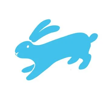 Vector rabbit icon. Stock Illustration