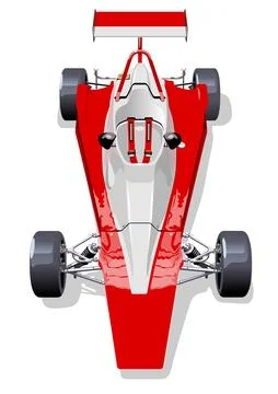 Vector race car isolated Stock Illustration