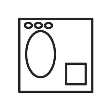 Vector radio with background white Illustrazione stock