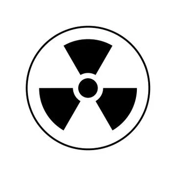 Vector Radioactive symbol Stock Illustration