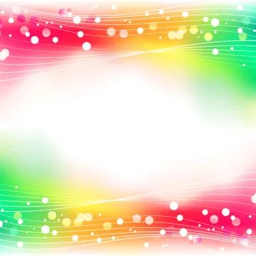 Vector rainbow abstract defocused bokeh lights background. Stock Illustration
