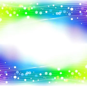 Vector rainbow abstract defocused bokeh lights background. Stock Illustration