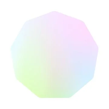 Vector Rainbow Adhesive sticker. Circles of green blue and lilac purple Gradi Stock Illustration