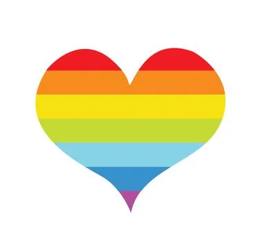 Vector of rainbow flag sexual identity Stock Illustration