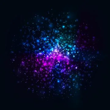 Vector rainbow glowing light glitter background Stock Illustration